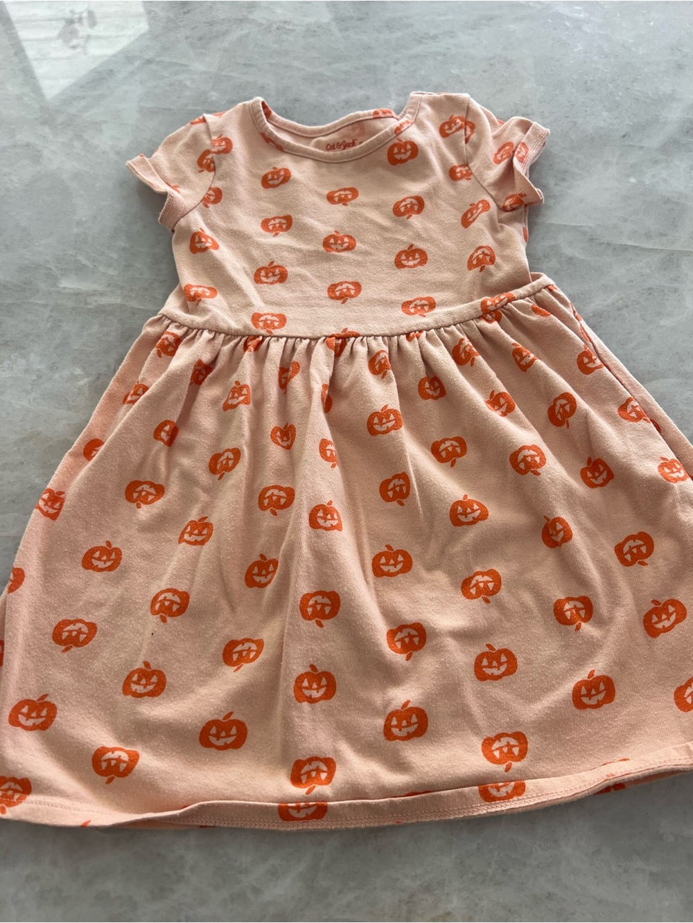 Cat & Jack pumpkin dress, 5t